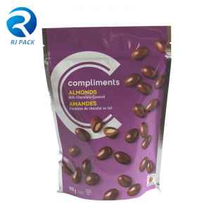 Brugerdefineret plastik lynlås mademballage taske, mademballage taske med genlukkelig lynlås