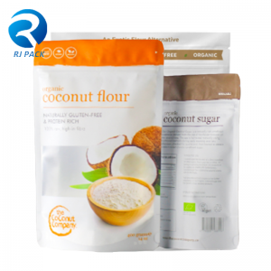 Recyclable Pet/pe High Barrier Stand up Pouches til mel,