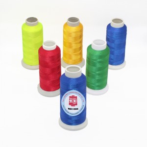 100% polyesterbroderi Sytråd