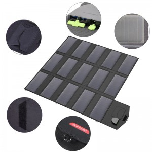 Folding solpanel 18V 100W bærbar udendørs sol oplader til camping