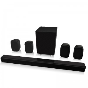 FB-SB55 5.1CH Bluetooth SoundBar Højttaler med ekstern kablet subwoofer