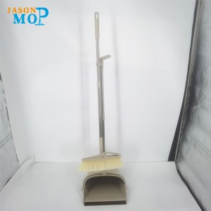 Plastmateriale Husholdningsrengøring Lang Dustpan med Broom, Broom Dustpan og Squeegee