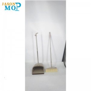 Plastmateriale Husholdningsrengøring Lang Dustpan med Broom, Broom Dustpan og Squeegee