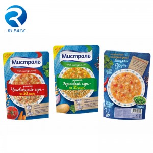 Fødevarekvalitet Stand Up Spout Pouch Tomat Sauce Juice Drink Emballage Tasker