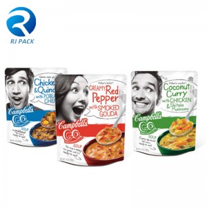 Fødevarekvalitet Stand Up Spout Pouch Tomat Sauce Juice Drink Emballage Tasker