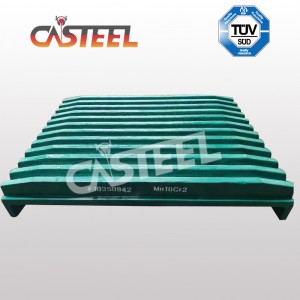 MC110 Kæbeplade Fast og sving til Kleemann Mobile Crusher