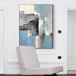 Hjem dekoration modernenodic abstrakt hånd maleri lærred væg kunst