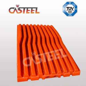 Ægte reservedele til SANDVIK CJ211, CJ411 JAW PLATE OEM FOUNDRY QUALITY