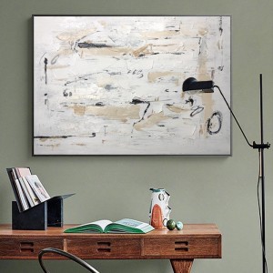 Engros håndlavet stor størrelse hængende maleri abstrakt moderne olie maleri stue dekoration