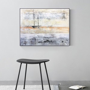 Custom Hand Painted Acrylic Canvas Landskab Maleri Wall Decor Abstract Artwork Canvas Olie til stue