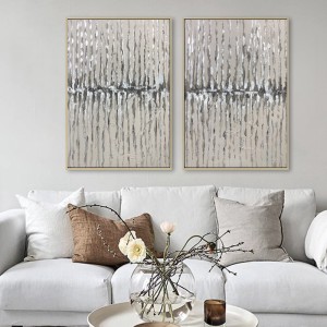 Håndlavet moderne abstrakt vægmaleri stue kunst olie maleri på lærred orther maleri