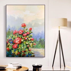 Engros Wall Pictures Home Decoration Flower Canvas Art Moderne Oliemaleri Cuadros Still Life Malerier