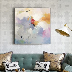 Engros høj kvalitet håndmalet oliemaleri kunstværk abstrakt oliemaleri på lærred