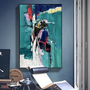 Engros Hotel Decoration Design er håndlavet moderne originalt abstrakt oliemaleri