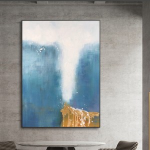 Hånd malet stort abstrakt oliemaleri lærred moderne væg kunst maleri til live værelse