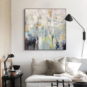 100% håndmalet kunst håndlavet olie væg kunst maleri Original abstrakt lærred til stuen kunstværk