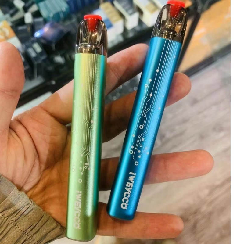 USA Gratis skib 100% Original IWEYCCO Ghost E cigaretter Device Kit Vape Batteri 20mg Cartridge RGB Light