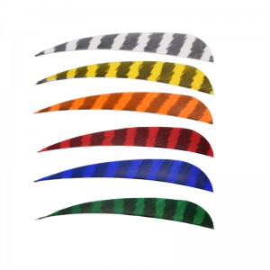 Nika Bueskydning 172104 4inch StreamLine Strip Turkey Feather til Bueskydning Karbon/aluminum Arrow Shooting