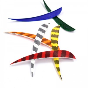 Nika Bueskydning 172104 4inch StreamLine Strip Turkey Feather til Bueskydning Karbon/aluminum Arrow Shooting