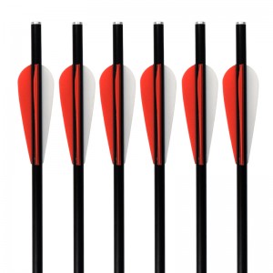Elong Outdoor 117011 16inch Od8mm 8031 ​​Fiberglass Bolte Bueskydning Jagt ved hjælp af Crossbow Bolt