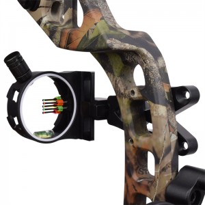 Nika Bueskydning 260006 5pin Bow Sight for Bueskydning Forbindelse Bow Sight Hunting