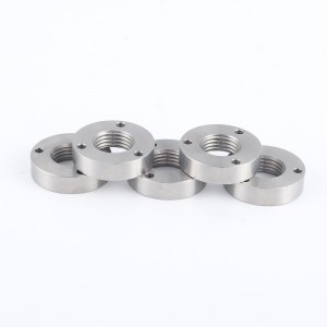 Cirkulærenødder rustfrit stål 304 rund møtrik