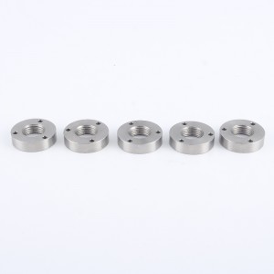 Cirkulærenødder rustfrit stål 304 rund møtrik