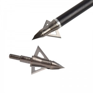 Nika Bueskydning 15B029 3 Fastblad 100 Kornjagt Broadheads Bueskydning Crossbow Bolt Hunting