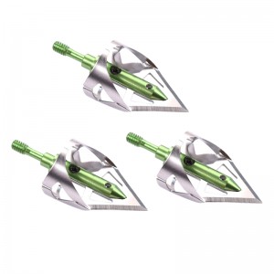Nika Bueskydning 15B025 100 Korn Broadheads Archery Crossbow Bolt Hunting Crossbow Arrow Tips Hunt