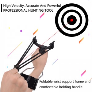 Elong Outdoor 3100G8-03 Professional Slingshot Set, Outdoor Hunting Sling Shot With High Velocity Catapult for Adult and Kids