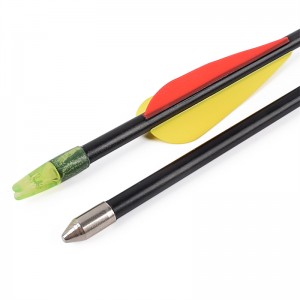 Elong Outdoor 115549 26inch ID5mm Fiberglass Arrow Bueskydning Recurve Bow Optagelse ved hjælp af