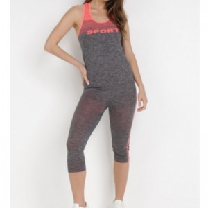 Sort og orange tracksuit