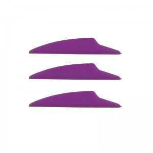 Nika bueskydning 170019 2.5inch Dolphin TPU Vane til bueskydning Alle former for pil skydning