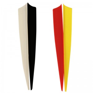 Nika Bueskydning 170017 5inch Shield TPU Vane til bueskydning Alle former for pil skydning