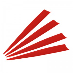 Nika Bueskydning 170017 5inch Shield TPU Vane til bueskydning Alle former for pil skydning