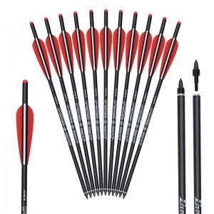 Elong Outdoor 116048-01 ID7.62mm 18inch Rollfiberglass Bolt Archery Crossbow Bolts