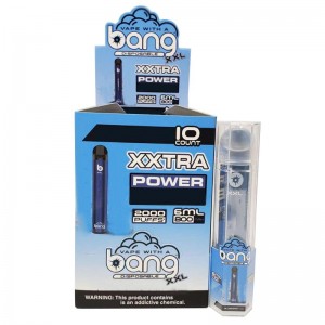 Bang XXL Disposable Vape Pen elektronisk cigaretter enhed 800mAh batteri 6ml pods tomme originale dampe 2000 puffs kit engros