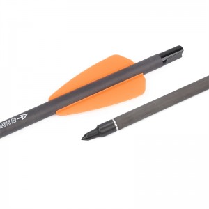 Nika Bueskydning 113167-14 7.5inch ID6.2mm Carbon Crossbow Bolts Plastic Nock Cobra System Adder/R9/RX Bueskydning