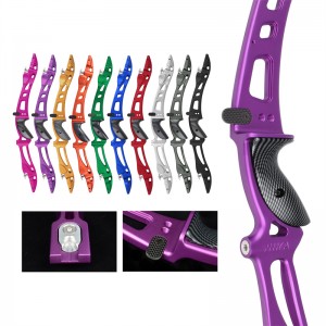 Nika Archery 221006 25inch ILF 6061 Aluminium Bueskydning Riser til Recurve Bow -måloptagelse