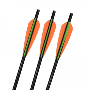 Elong Outdoor 117006 14inch Od8mm Fiberglass Crossbow Bolt Archery Hunting ved hjælp af tværbugbolte