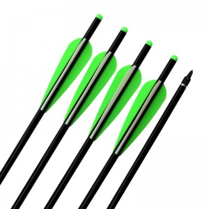 Elong Outdoor 114225 20 tommer armbrøstbolte i aluminium TPU-vinger Bueskydning Jagtudstyr