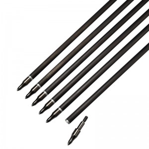 Elong Outdoor 114454 ID6.2mm SP500 30inch Carbon Fiber Arrow Turkey Feather Bueskydning