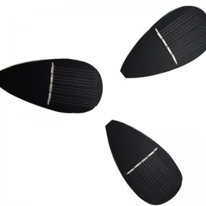 Tilpasset dråbe formet lille størrelse uregelmæssig blade form solpanel bærbar off-grid mini Home Solar Power Paneler til hus