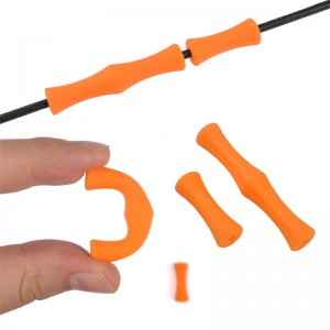 Elong Outdoor 42FT09 Finger Guard Bow String Gummi Guard Bueskydning Optagelse ved hjælp af fingerbeskyttelse