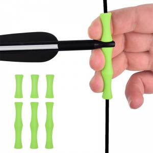 Elong Outdoor 42FT09 Finger Guard Bow String Gummi Guard Bueskydning Optagelse ved hjælp af fingerbeskyttelse