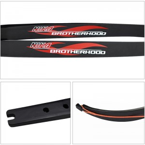 Nika Bueskydning 270001 25H @ 68inches Bortherhood Ilf Recurve Limb for CS Archery Tag Game Outdoor Sports