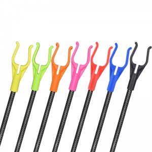 Nika Bueskydning 46st06 3K Carbon Recurve Bow Stand til Achery Recurve Bow Holder