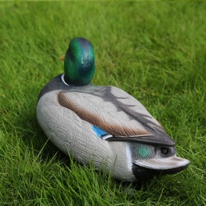Plastic Duck Decoy Mallard Kvinde Duck Drake Flydende Keel Deadly Jagt Lure