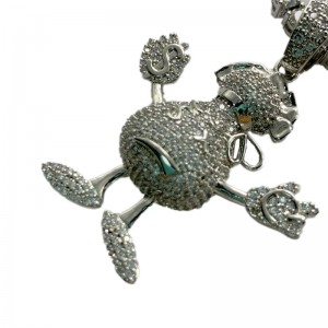 Micro indlagt Zircon Humanoid Fashion Pendant