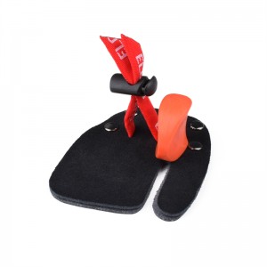 Elong Outdoor 42FT02 RH M størrelse Finger Tab Bueskydning Tilbehør til Recurve Bow Shooting Finger Beskyttelse